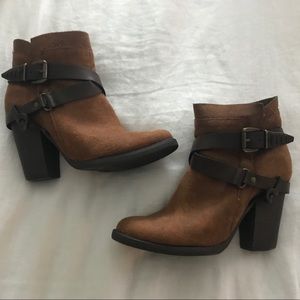 Mossimo Brown Heeled Booties